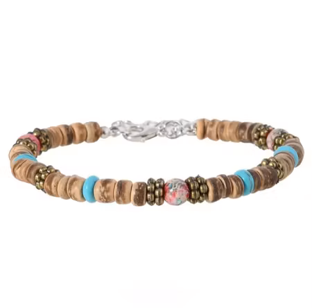 Armband i kokosnötsskal