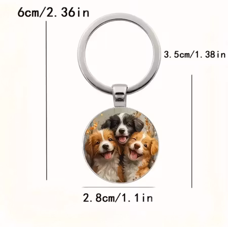 Nyckelring hundar