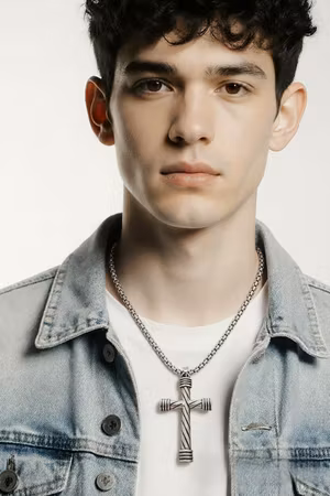 Halsband kors spiral