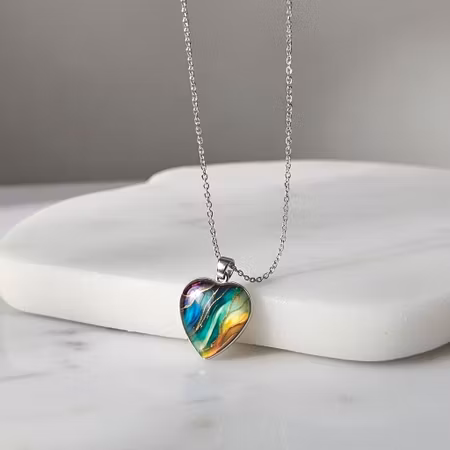 Halsband multi hjärta