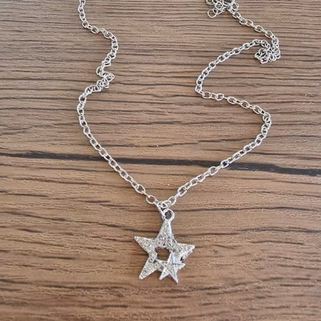 Halsband stjärna strass