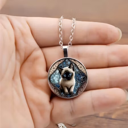Halsband kattunge
