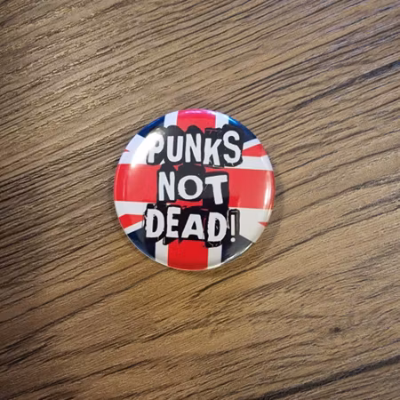 Punks Not Dead pinsknapp