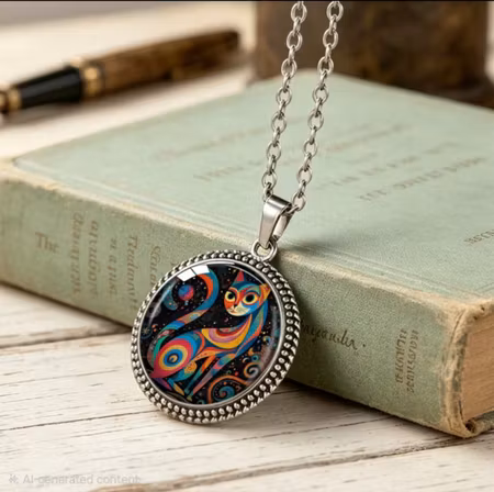 Halsband kattmotiv