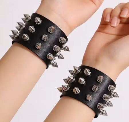Punk armband tre rader