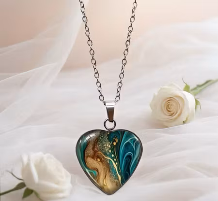 Halsband hjärta