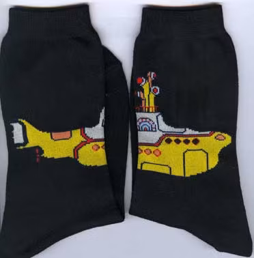 Ankelsocka med Beatlesmotiv