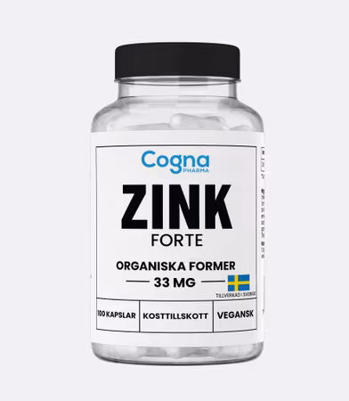 Zink forte 33 mg 100 kapslar