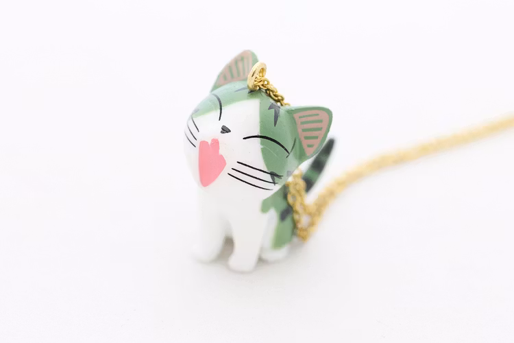 Kawaii-katter, hängen på kedja
