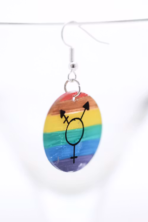 Trans, örhänge