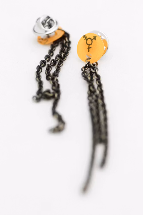 Trans, kragbroscher med tassels