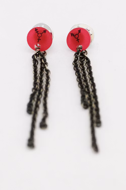 Trans, kragbroscher med tassels