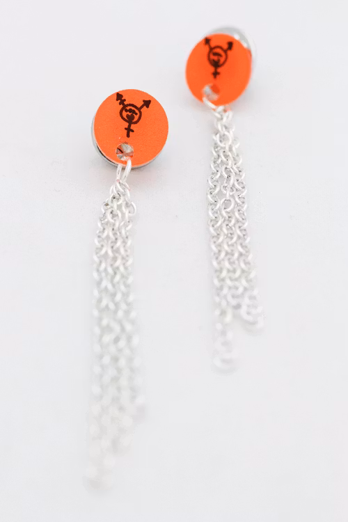Trans, kragbroscher med tassels