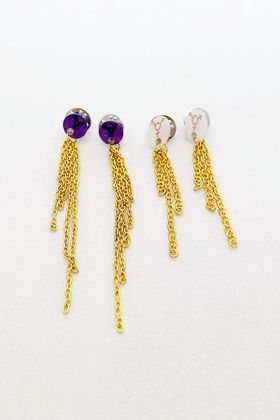 Trans, kragbroscher med tassels