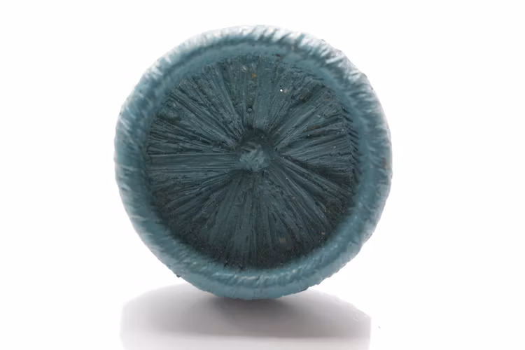 Turkos knapp, ring