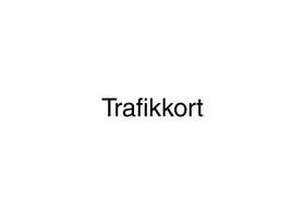 Trafikkort