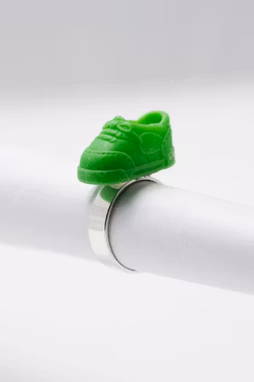 Sneakers i grönt, ring