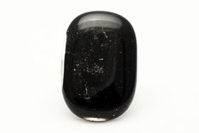Ring av handgjort glas i svart