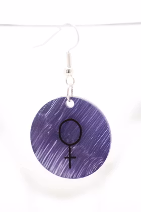 Feminist, örhänge