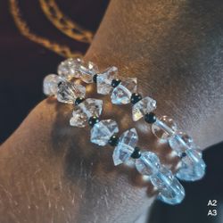 Kraftarmband - Herkimer Diamant