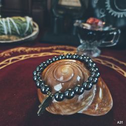 Armband Hematit & Fatimas Hand