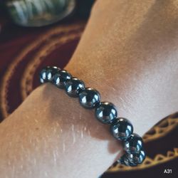 Armband Hematit & Fatimas Hand