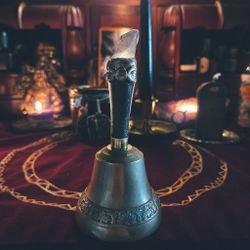 Altarklocka i Mässing & Lithiumkvarts