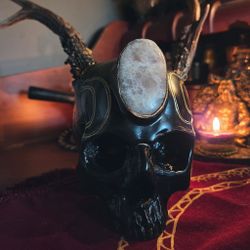 Hekate Skalle med Äkta Horn