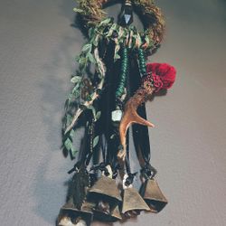 Witch Bells med Häxpåse & Labradorit