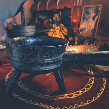 Trebent Häxkittel i Gjutjärn