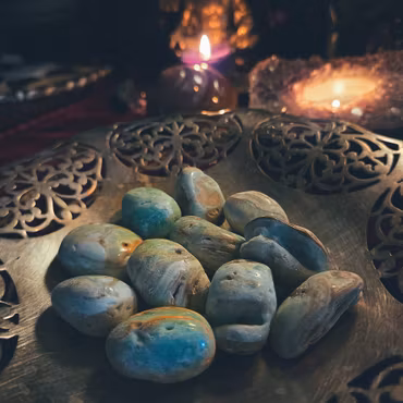 Trumlad Blå Argonit från Grekland