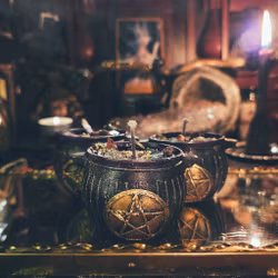 Cauldron Häxkittel - rituellt ljus