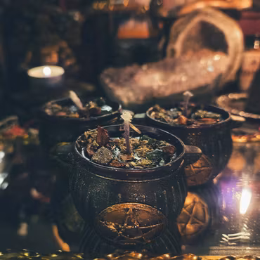Cauldron Häxkittel - rituellt ljus
