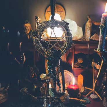 Liten Witch Bells med Pentagarm