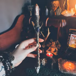 Rituell Trollstav "Vattenelementet"
