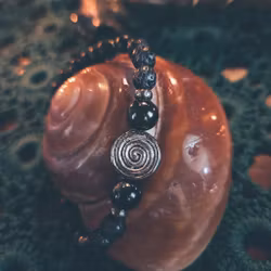 Armband "Ancient Energy" - Lavsten, Shungit & Obsidian