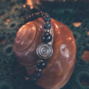 Armband "Ancient Energy" - Lavsten, Shungit & Obsidian