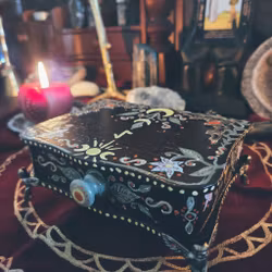 Handmålat Mini-altare & Mini-tarotkort