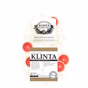 Bobler & Rosa Grapefrugt, Duftlys & Massagelys 18t, Klinta