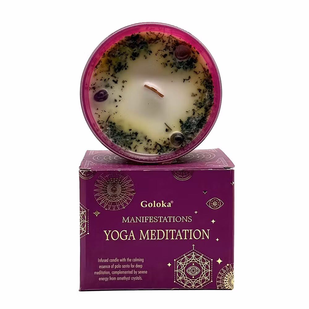 Yoga Meditation, Duftlys, Goloka Manifestation