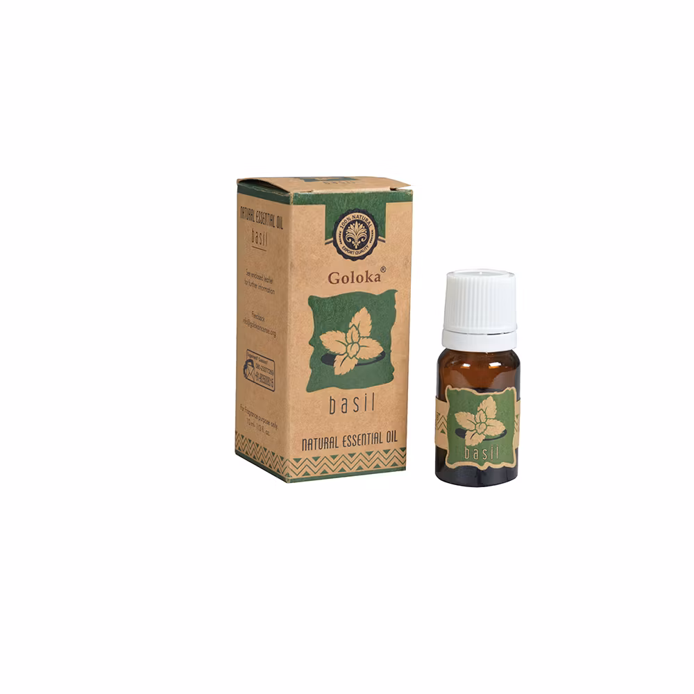 Basilikum, Basil, Æterisk Olie 10 ml, Goloka