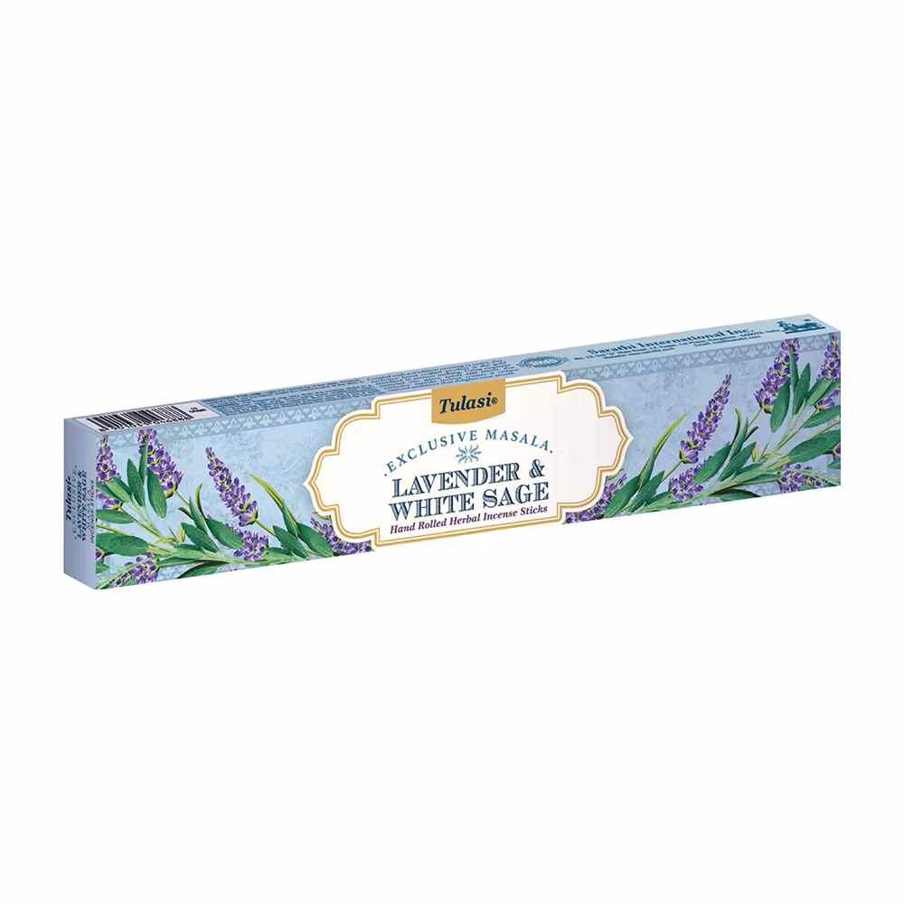 Lavender & White Sage, Exclusive Masala, Røgelse, Tulasi