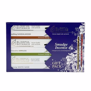 6-pak Blissful Botanical, Røgelse, Tulasi