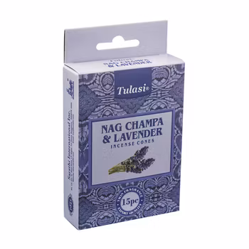 Nag Champa Lavender, Røgelseskegler, Tulasi