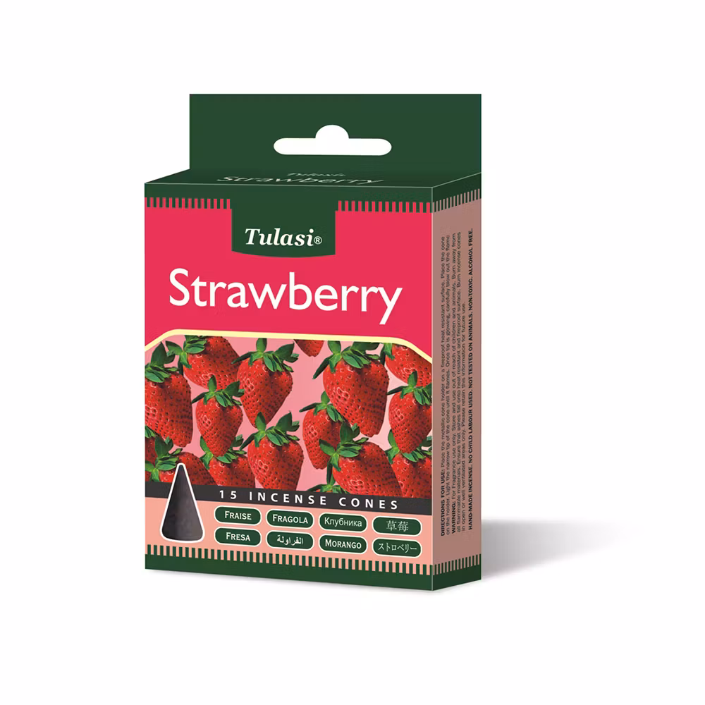Strawberry, Røgelseskegler, Tulasi