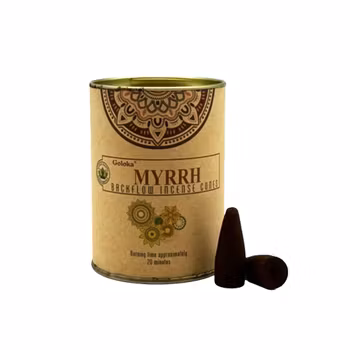 Myrrh Organic, Backflow røgelse, Goloka