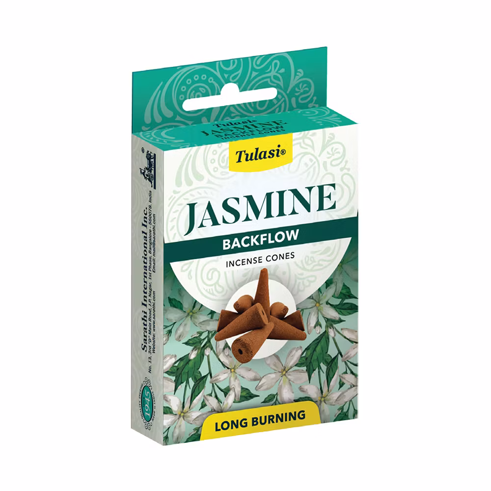 Jasmine, Backflow røgelse, Tulasi