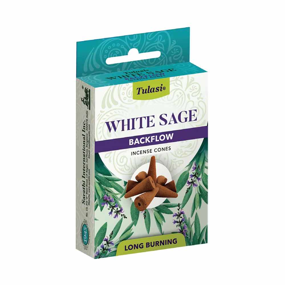White Sage, Backflow røgelse, Tulasi