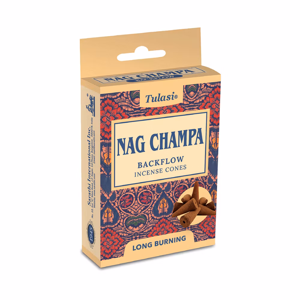 Nag Champa, Backflow røgelse, Tulasi