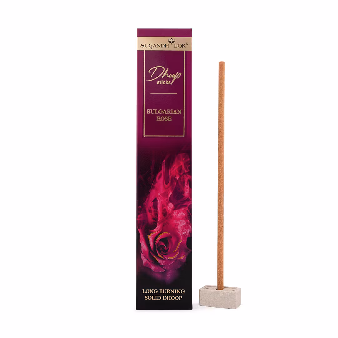 Bulgarian Rose, Røgelse Dhoop Sticks, Tulasi